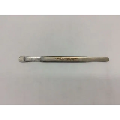 Silver hu-friedy p23 periosteal raspatorien seldin with flat rounded tip and engraved markings along its length