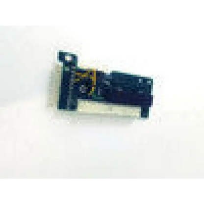 Black plastic circuit board with yellow wiring and metallic connectors of humphrey hark power distributor pcba 35170 rev c