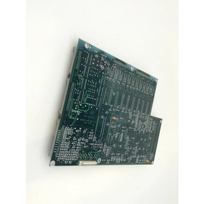 Green printed circuit board with intricate copper traces and electronic components on humphrey instrument pcbf 29359 rev a board