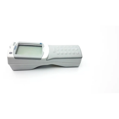 Gray i-stat 1 analyzer blood hematology device with rectangular screen and tactile keypad for blood hematology portable use