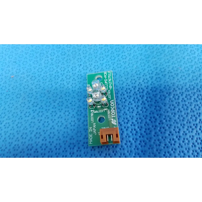 Green circuit board with six white leds and orange connector for topcon internal led illumination retinal camera board
