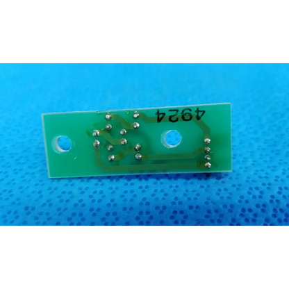 Green rectangular internal led illumination board with silver soldered contacts for topcon trc-nw6s retinal camera