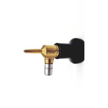 Gold-colored imagyn microlap ml-gold 2.0mm 0º cystoscope with black handle and metallic accents surgical instrument