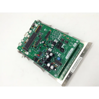 Green printed circuit board with electronic components mounted on immerse p n 27503524 rev c po dh7409