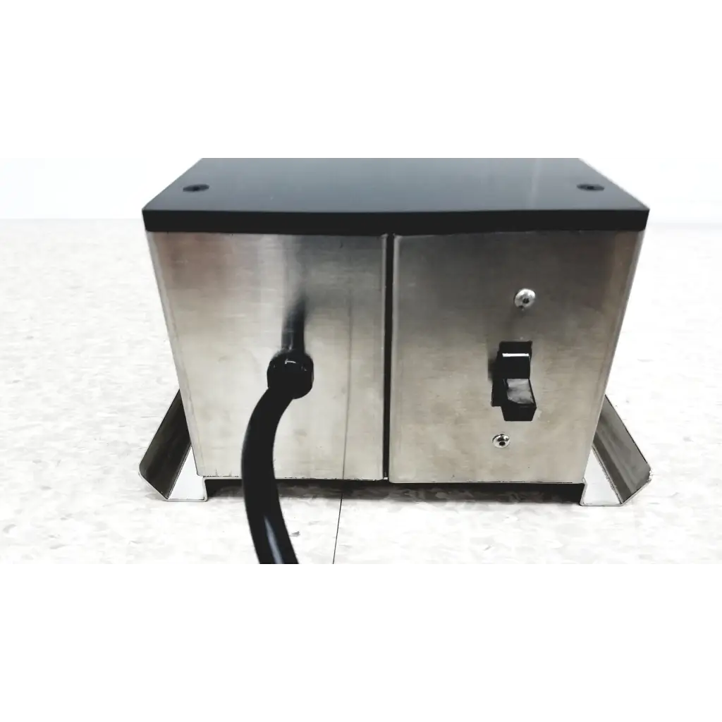 Industrial magnetics imi stainless steel electrical box with black top and side toggle switch for demagnetizer use