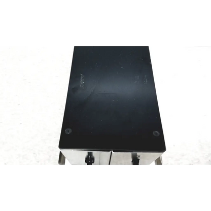 Black rectangular battery box with matte finish and silver metallic sides for industrial magnetics imi dsc424-120 demagnetizer