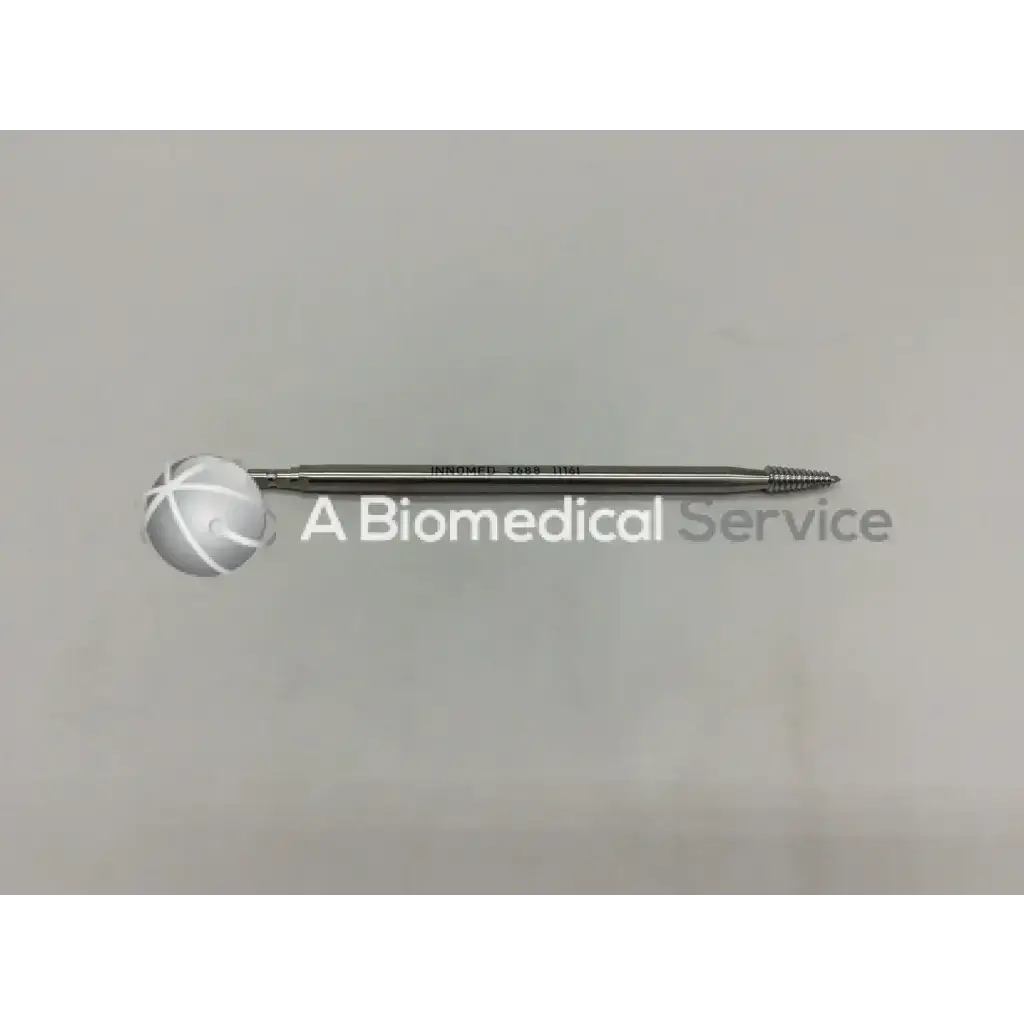 Metallic surgical femoral head remover quick connect screw with spherical head and innovate 304 ss marking