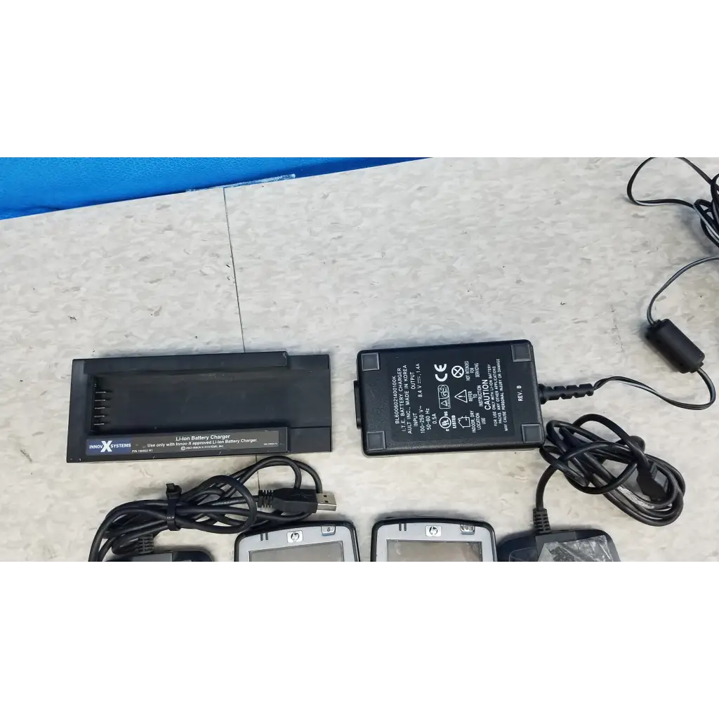 Innov-x systems a-4000 s alpha handheld arc_xrf1 analyzer spectrometer kit with black li-ion battery charger and usb cable