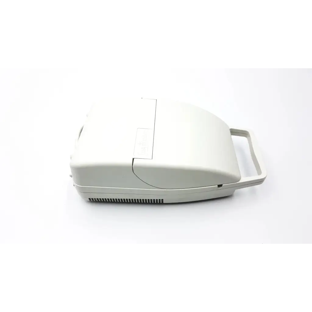 White plastic inspiration respironics 626 nebulizer with handle and vented base for effective respiratory treatment