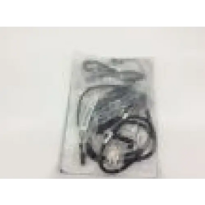 Black rubber gasket set in clear packaging for intel 879287 power cord cable black three-prong use