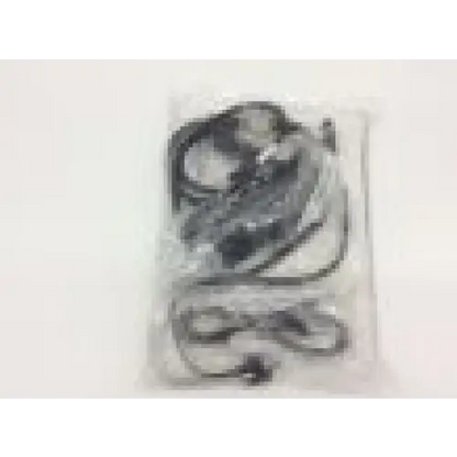 Black rubber gasket set in clear packaging for intel 879287 power cord cable black three-prong use