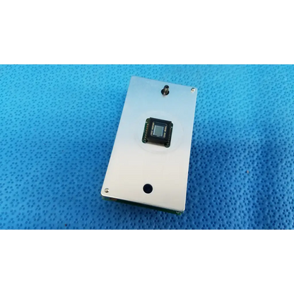 Silver rectangular internal ccd camera power control board with black integrated circuit for topcon fundus retinal camera