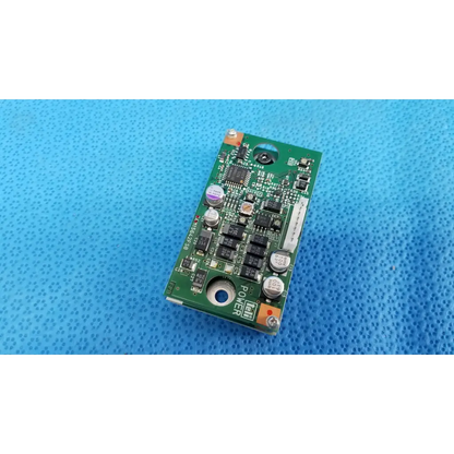 Green rectangular internal ccd camera power control board with labeled power for topcon trc-nw8 fundus retinal camera