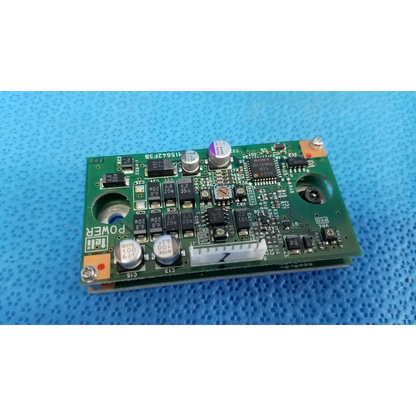 Green rectangular internal ccd camera power control board with capacitors and chips for topcon trc-nw8 fundus camera