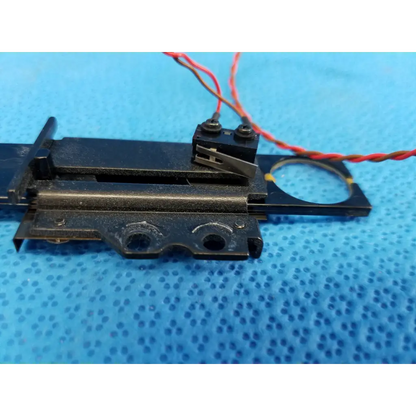 Black plastic internal diopter slider lens assembly with red and black wires for Topcon TRC-NW8 retinal camera