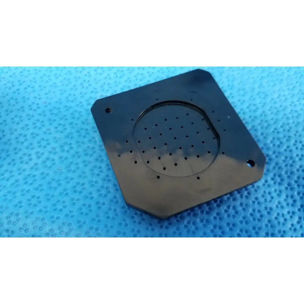 Black metal internal external fixation led target array board with circular holes for topcon trc-nw8 retinal camera