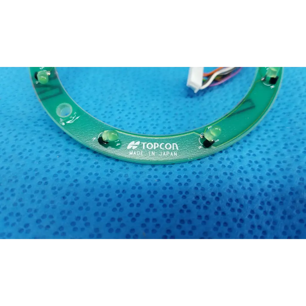 Green circular fixation led ring board with topcon label for internal fixation in trc-nw8 retinal camera