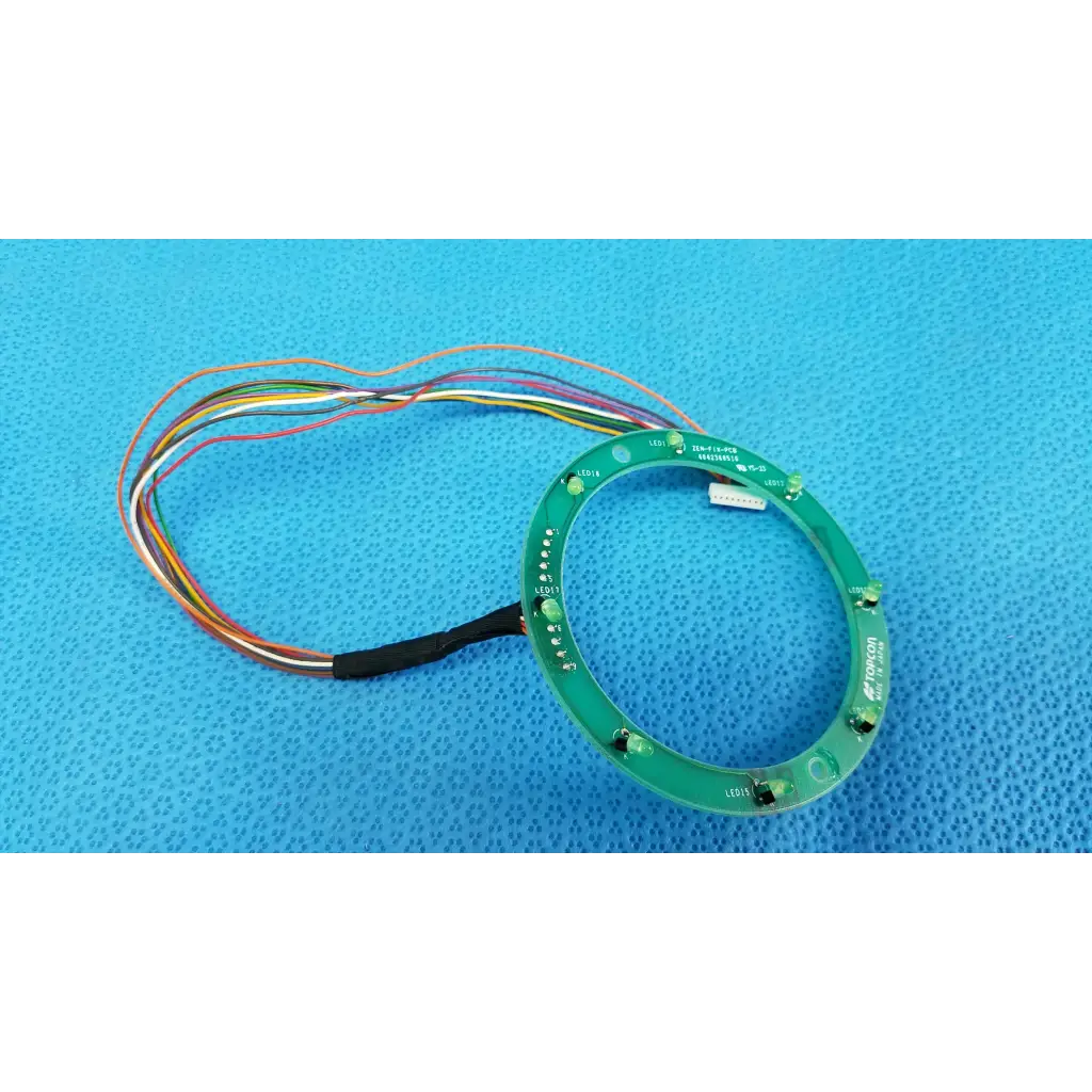 Green circular fixation led ring board with multiple colored wires for topcon trc-nw8 fundus retinal camera
