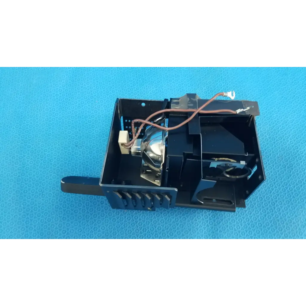Black halogen illumination lamp housing with silver bulb and copper wiring for topcon trc-nw6s fundus camera