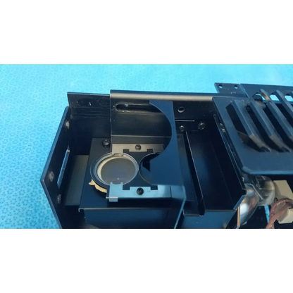 Black metal halogen illumination lamp assembly with circular cooling fan for Topcon TRC-NW6S fundus camera interior