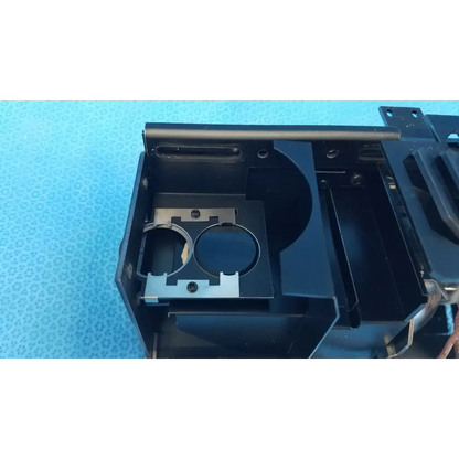Black plastic internal halogen illumination lamp assembly with silver metal brackets for topcon trc-nw6s fundus camera