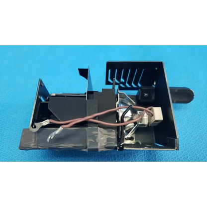 Black plastic halogen illumination lamp assembly with internal wiring for Topcon TRC-NW6S fundus camera