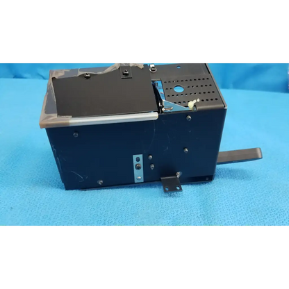 Black metal halogen illumination lamp assembly with perforated top and visible internal components for topcon fundus camera