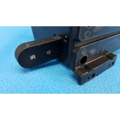 Black plastic ir sensor with directional arrow on halogen illumination lamp assembly for topcon trc-nw8 fundus camera