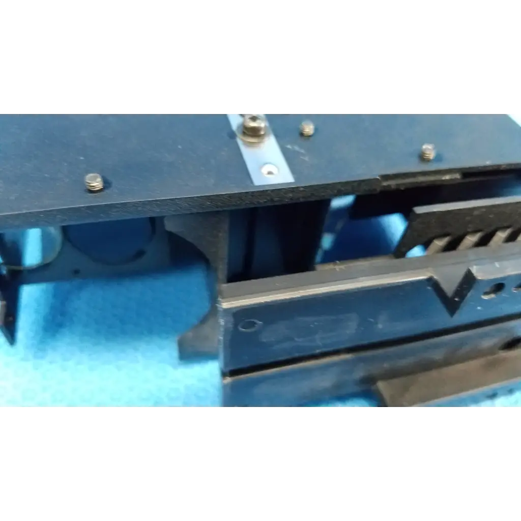 Black metal halogen illumination lamp assembly with silver bolts and central metallic strip for Topcon TRC-NW8 fundus camera