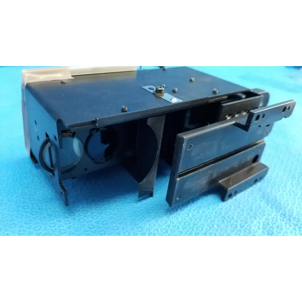 Black plastic halogen illumination lamp assembly with screws and cutouts for topcon trc-nw8 fundus camera