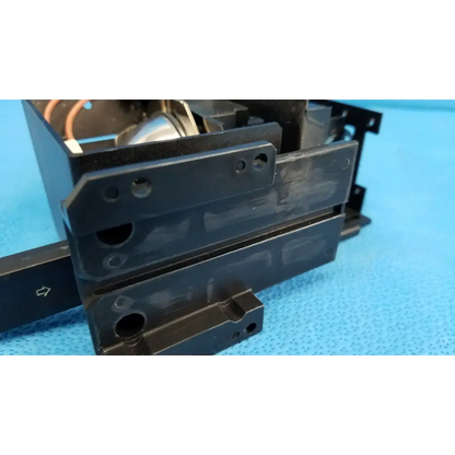 Black plastic halogen illumination lamp assembly with metallic internal mechanism for topcon fundus camera