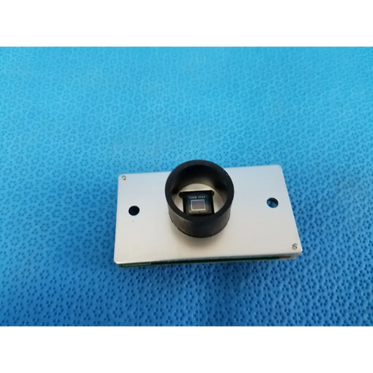 Silver rectangular internal image sensor board with black cylindrical lens housing for topcon trc-nw8 retinal camera