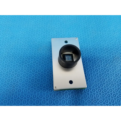 Silver rectangular internal image sensor board with black circular lens for topcon trc-nw8 retinal camera