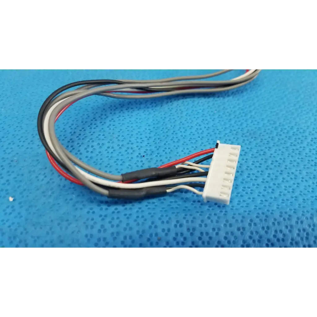 White 8-pin connector with black gray and red wires on the back of internal imaging alignment ccd sensor module for topcon retinal camera