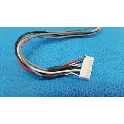 White 8-pin connector with black gray and red wires on the back of internal imaging alignment ccd sensor module for topcon retinal camera