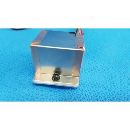 Silver metallic rectangular ccd sensor module with wiring and black screw base for internal imaging alignment in topcon camera