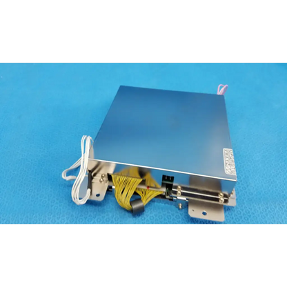 Blue metallic internal lcd display screen monitor assembly with visible components and yellow wiring for topcon fundus camera