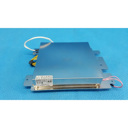 Blue metallic power supply unit with wires and mounting brackets for internal lcd display screen monitor assembly tm065-tpx03