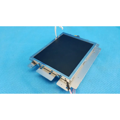 Silver-framed 4.3-inch lcd display screen monitor with mounting brackets and wiring connectors for topcon retinal camera