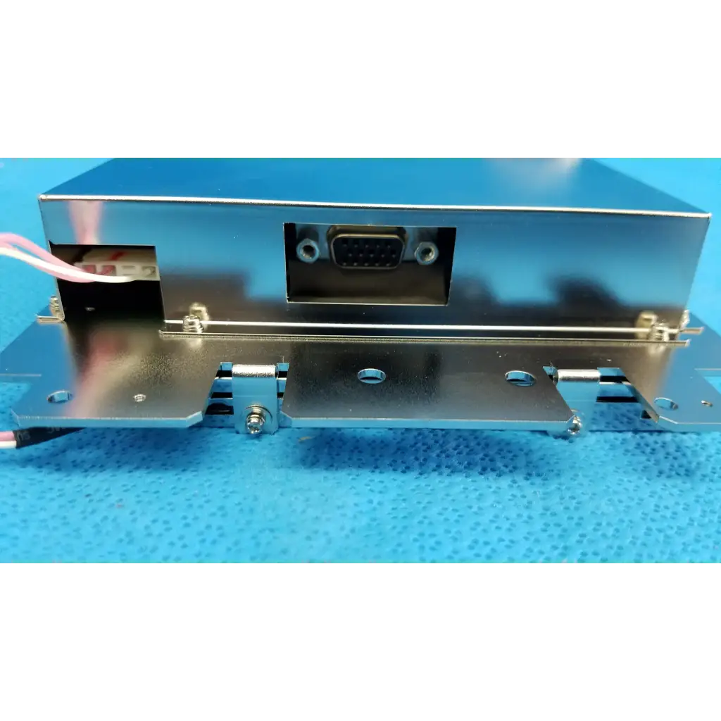 Silver metallic lcd display screen monitor assembly with db9 serial port for topcon trc-nw8 fundus retinal camera back side