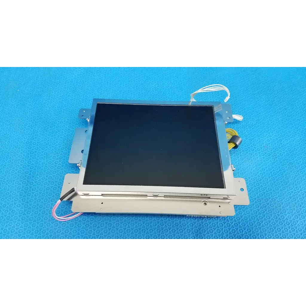 Silver-framed 7-inch lcd display screen monitor module with mounting brackets and wiring for topcon fundus camera