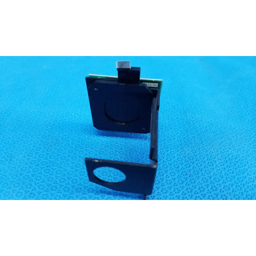 Black plastic internal lcd dot matrix fixation target board with circular cutout and green circuit edge for Topcon TRC-NW8
