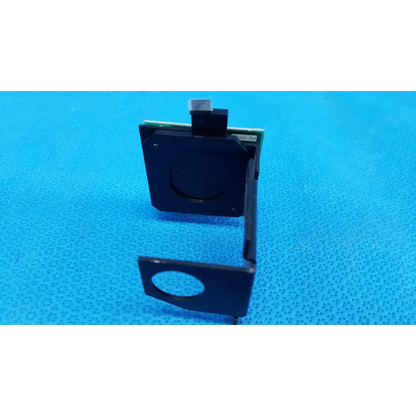 Black plastic internal lcd dot matrix fixation target board with circular cutout and green circuit edge for Topcon TRC-NW8