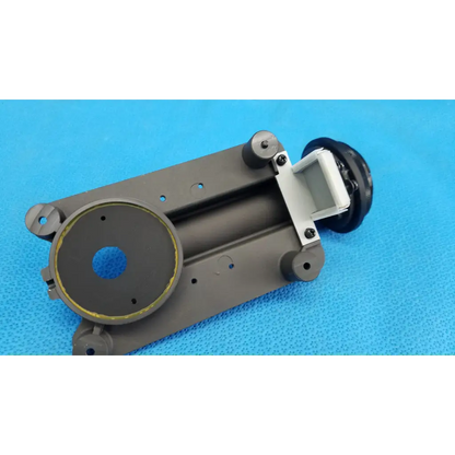 Gray metallic internal main optical lens barrel focus drive block assembly with circular base for Topcon TRC-NW8 camera