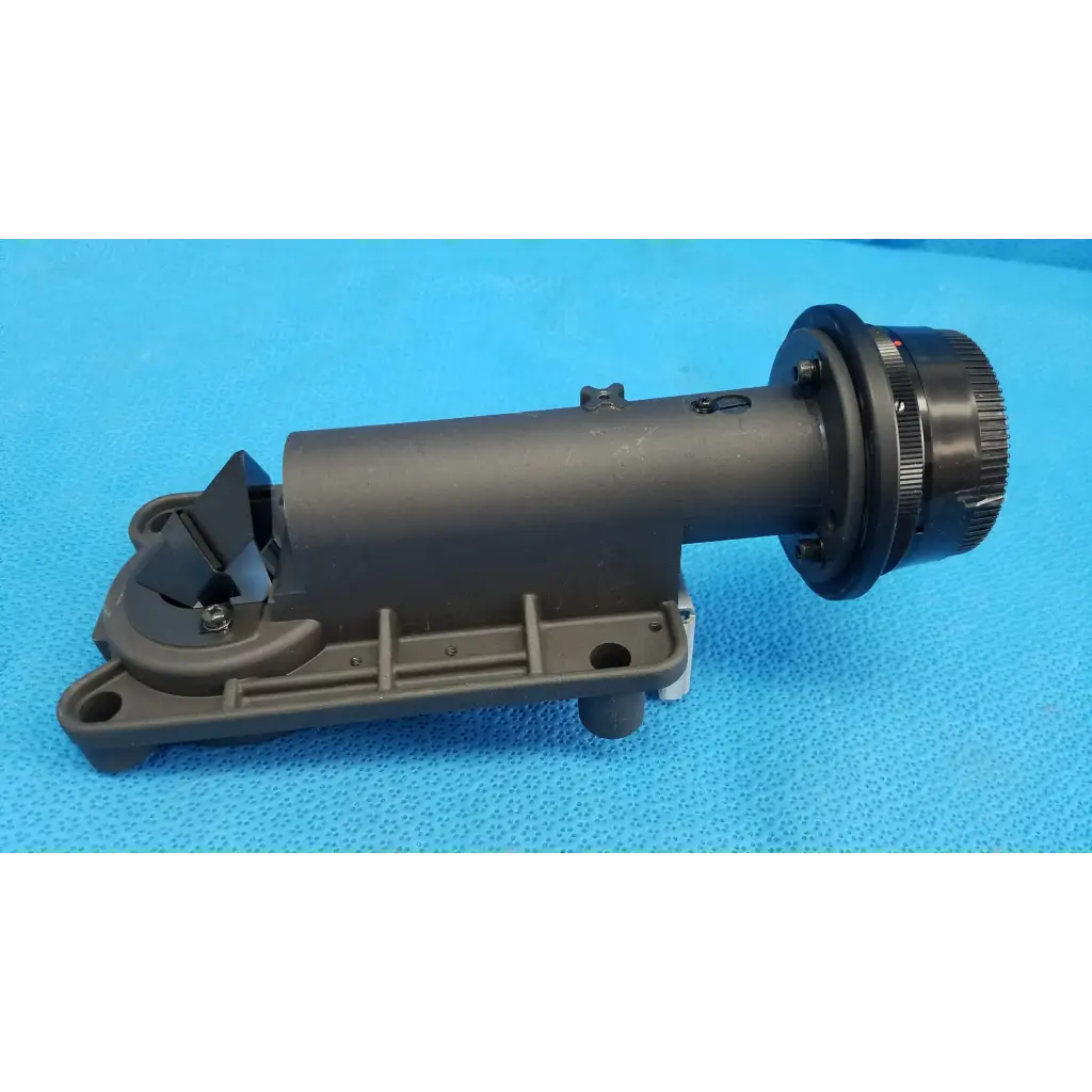 Black matte lens barrel focus drive block assembly with porro prism and mounting bracket for topcon trc-nw8 camera