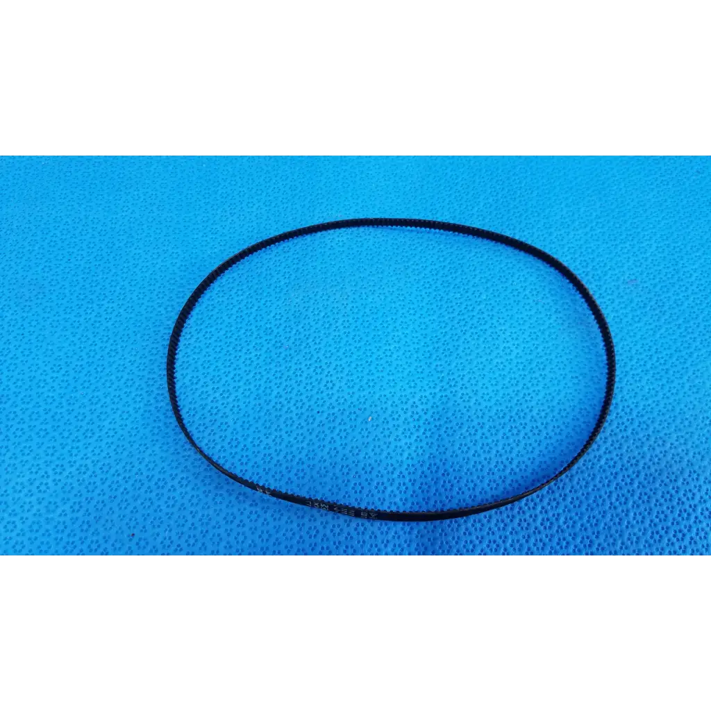 Black rubber drive timing belt loop made of rubber for internal mechanical drive timing in topcon retinal camera