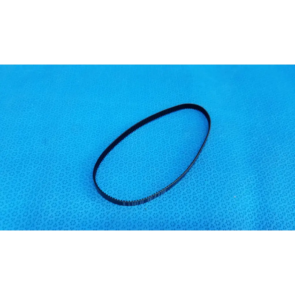 Black rubber mechanical drive timing belt with evenly spaced teeth for topcon trc-nw8 retinal camera