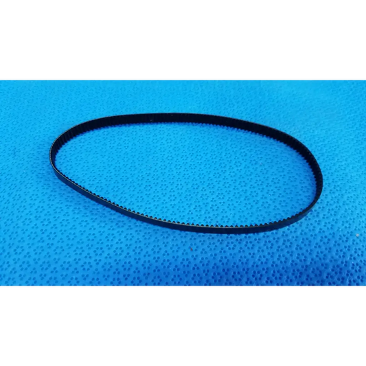 Black rubber internal mechanical drive timing belt with evenly spaced teeth for topcon trc-nw8 retinal camera