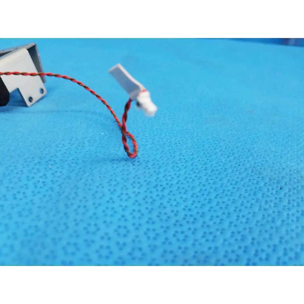 Internal mechanical limit position sensor part with red and white twisted wire and gray connector for topcon fundus camera