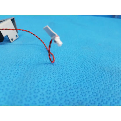 Internal mechanical limit position sensor part with red and white twisted wire and gray connector for topcon fundus camera